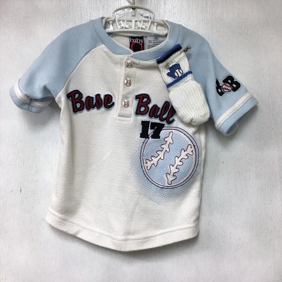 Baseball Top & Shorts Set with Matching Socks! - Picture 2 of 6